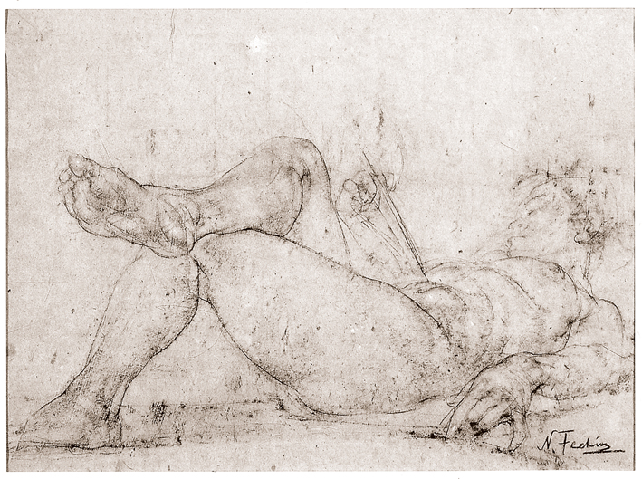  Nicolai Ivanovich Fechin —— 裸女习作 (2)